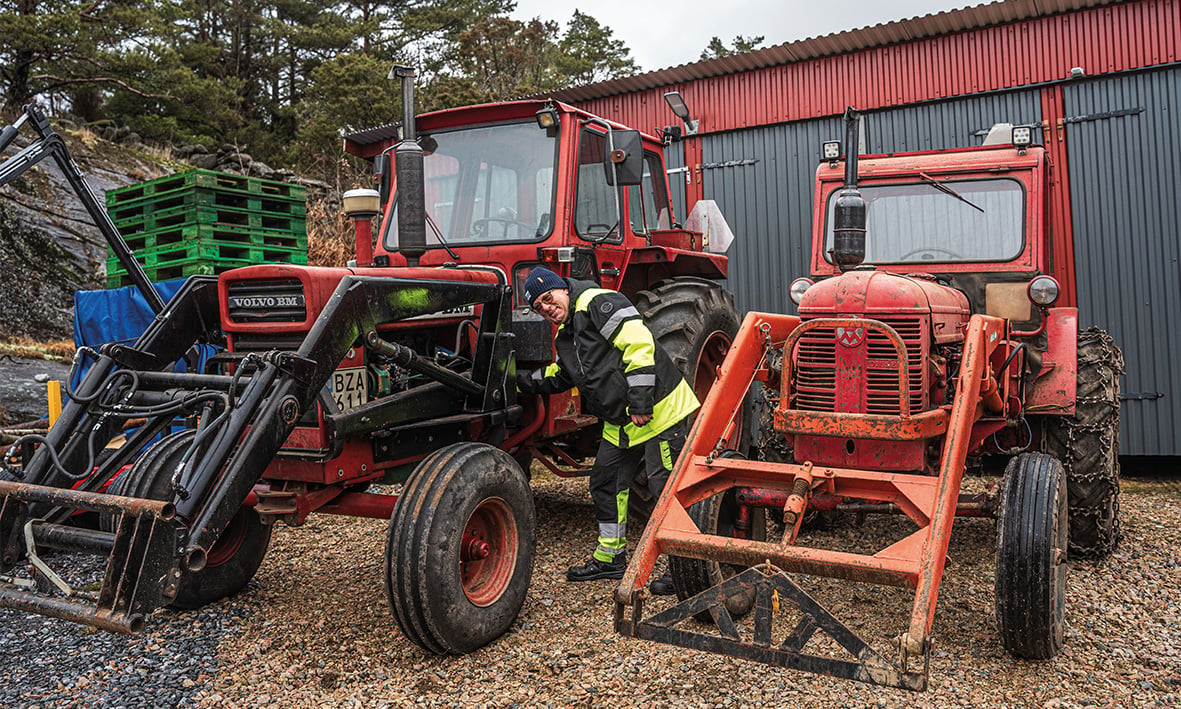 Olsson Parts visits Tommy and his Volvo BM collection | Olsson Parts